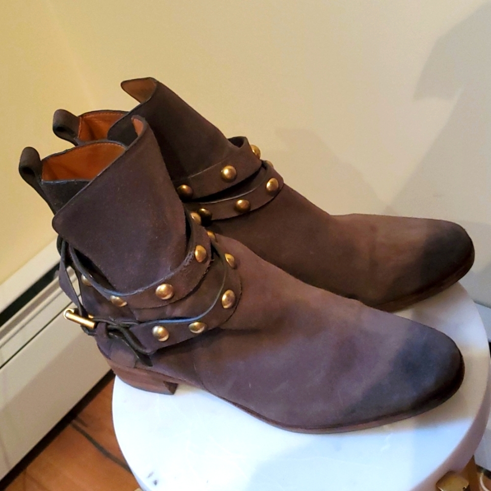 SeeByChloe dark grey suede boots